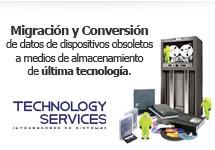 Technology Services - Migración de Cintas y Conversión de Medios Magnéticos