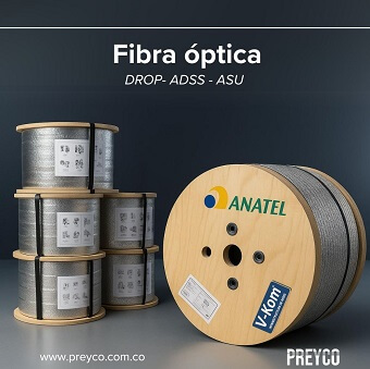 PREYCO - Fibra Óptica Drop, ASU y ADSS con Certificación ANATEL