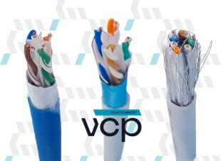 LAUMAYER - Cables de Par Trenzado UTP, FTP, STP y S/FTP Marca VCP para Redes de Comunicación