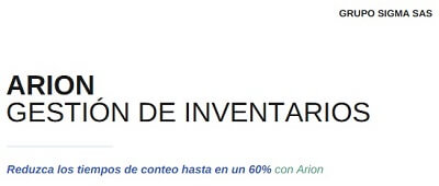 ARION INVENTARIOS - Solución Integral para Escaneo y Gestión de Inventarios
