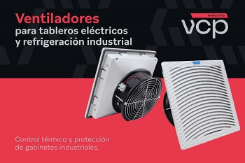 VENTILADOR VCP PARA TABLEROS ELÉCTRICOS Y REFRIGERACIÓN INDUSTRIAL