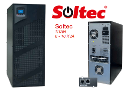 SOLTEC – TITAN UPS On-Line Bifásica 6 kVA a 10 kVA